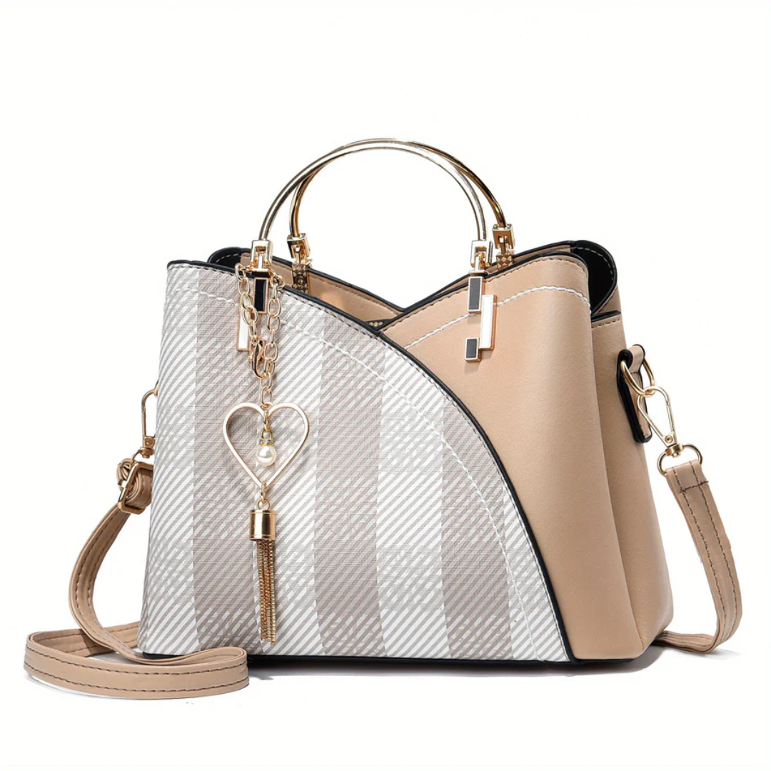 Chic Ladies Handbag - LuxeGrace-khaki-The Livary