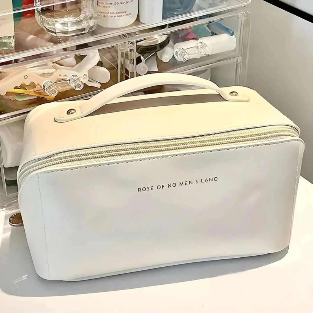 Waterproof Cosmetic Bag - BeautyGuard-White-The Livary