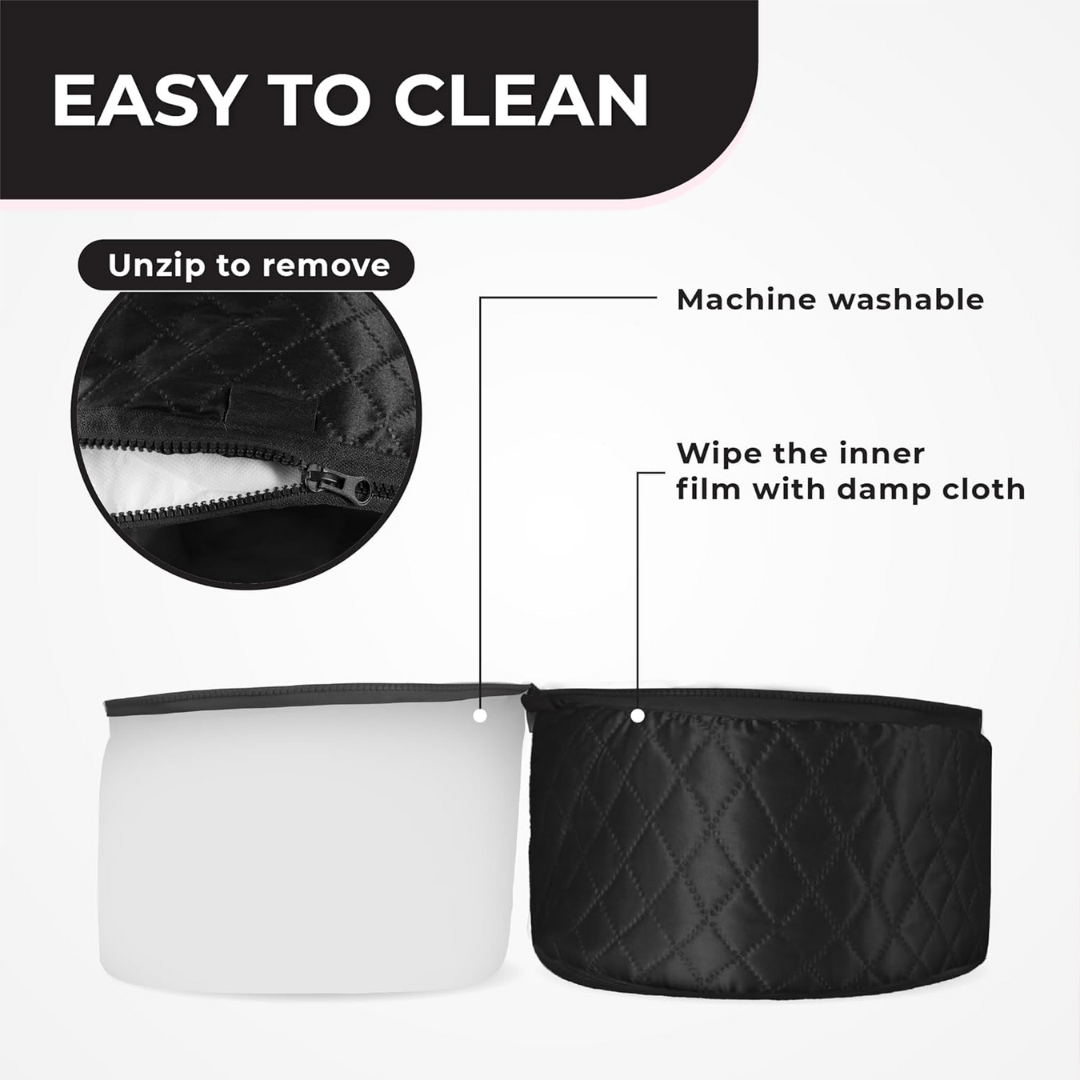 Hair Steamer for Deep Conditioning-Black-The Livary
