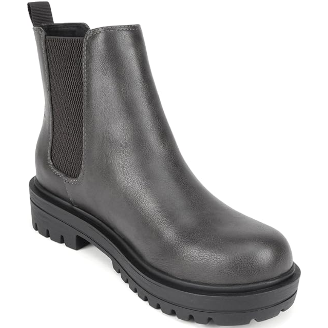 Chic Low Heel Chelsea Ankle Boots - Kailey-Bot PU-3.5-The Livary