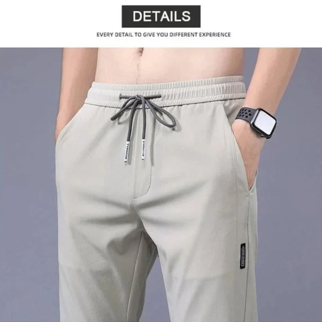 2025 New Models Unisex Quick-Dry Stretch Trousers-Dark grey (Man)-M-The Livary