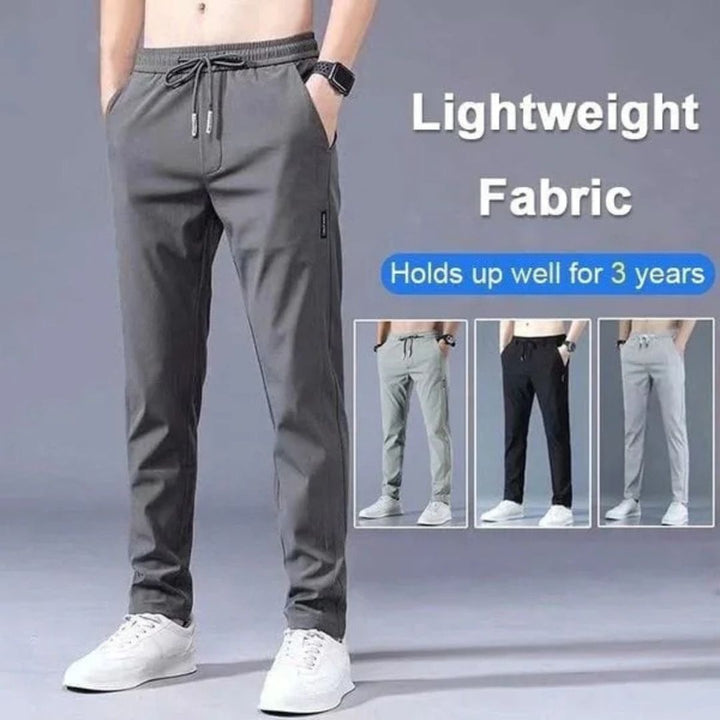 2025 New Models Unisex Quick-Dry Stretch Trousers-Dark grey (Man)-M-The Livary