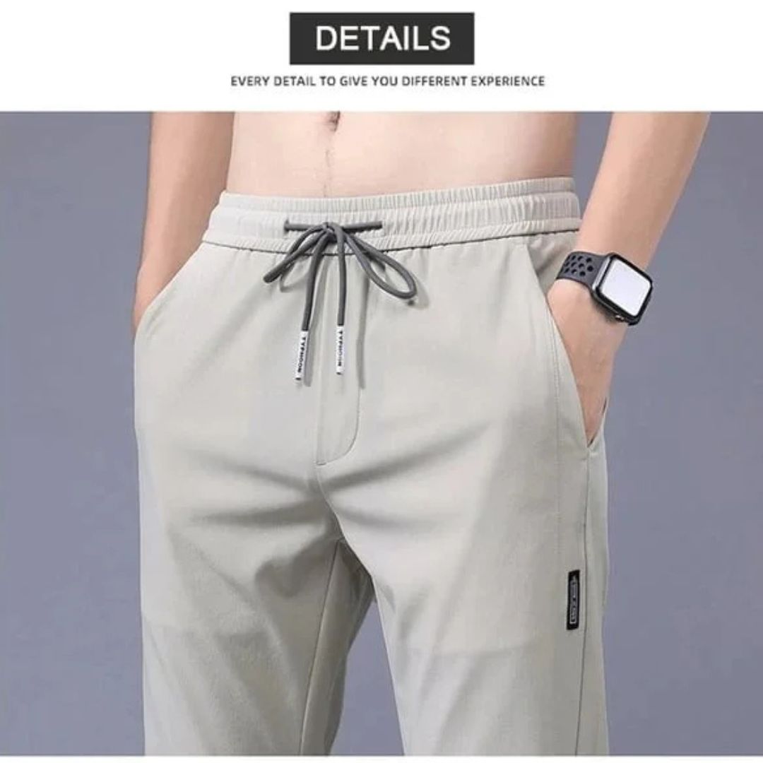 2025 New Models Unisex Quick-Dry Stretch Trousers-Dark grey (Man)-M-The Livary