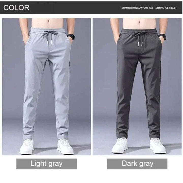 2025 New Models Unisex Quick-Dry Stretch Trousers-Dark grey (Man)-M-The Livary