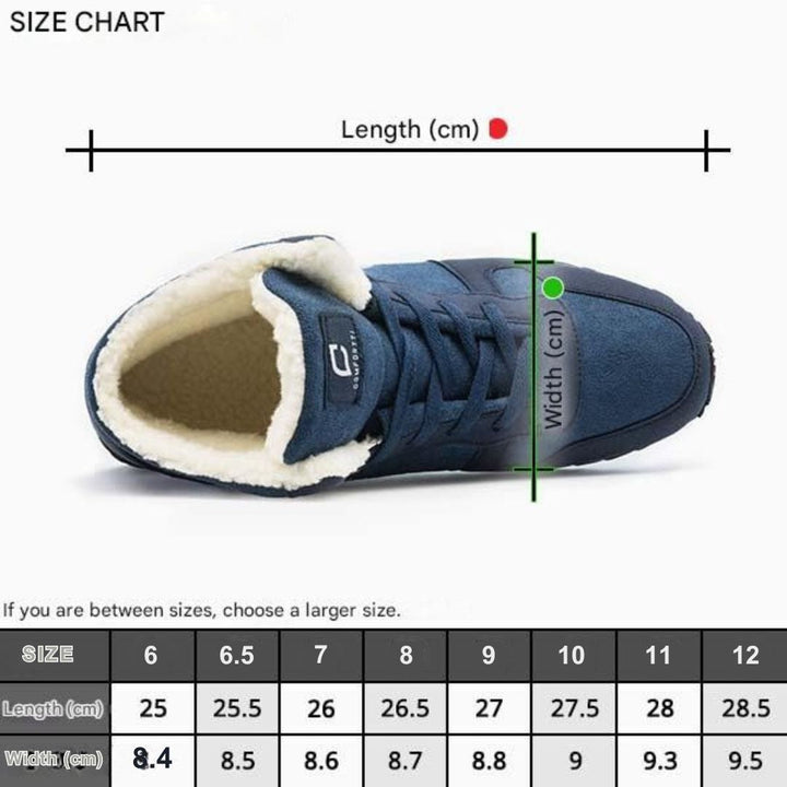 Warm Men's Shoes with Lined Interior – Ruben-Blue-6-The Livary