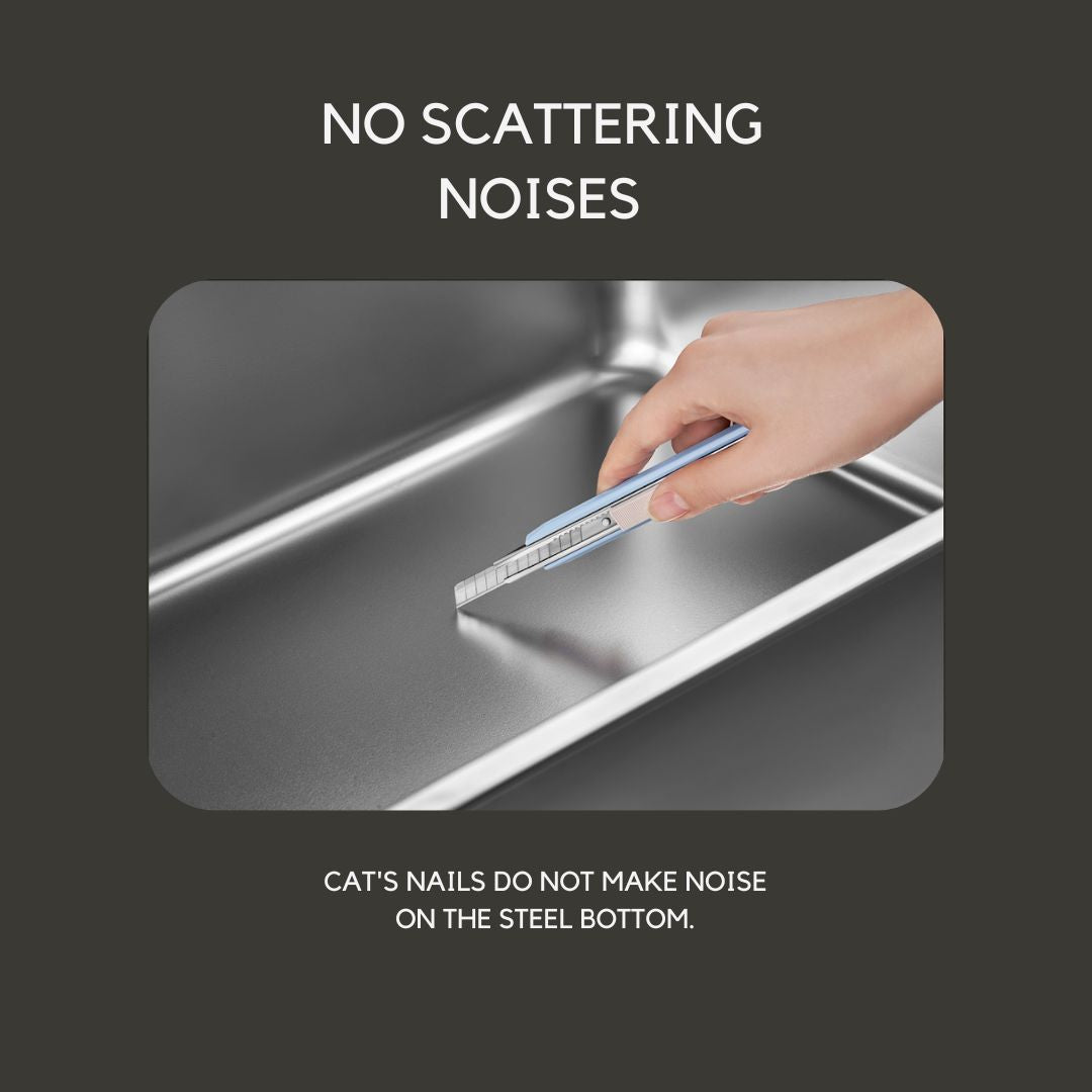 Stainless Steel Litter Box – SteelClean-The Livary