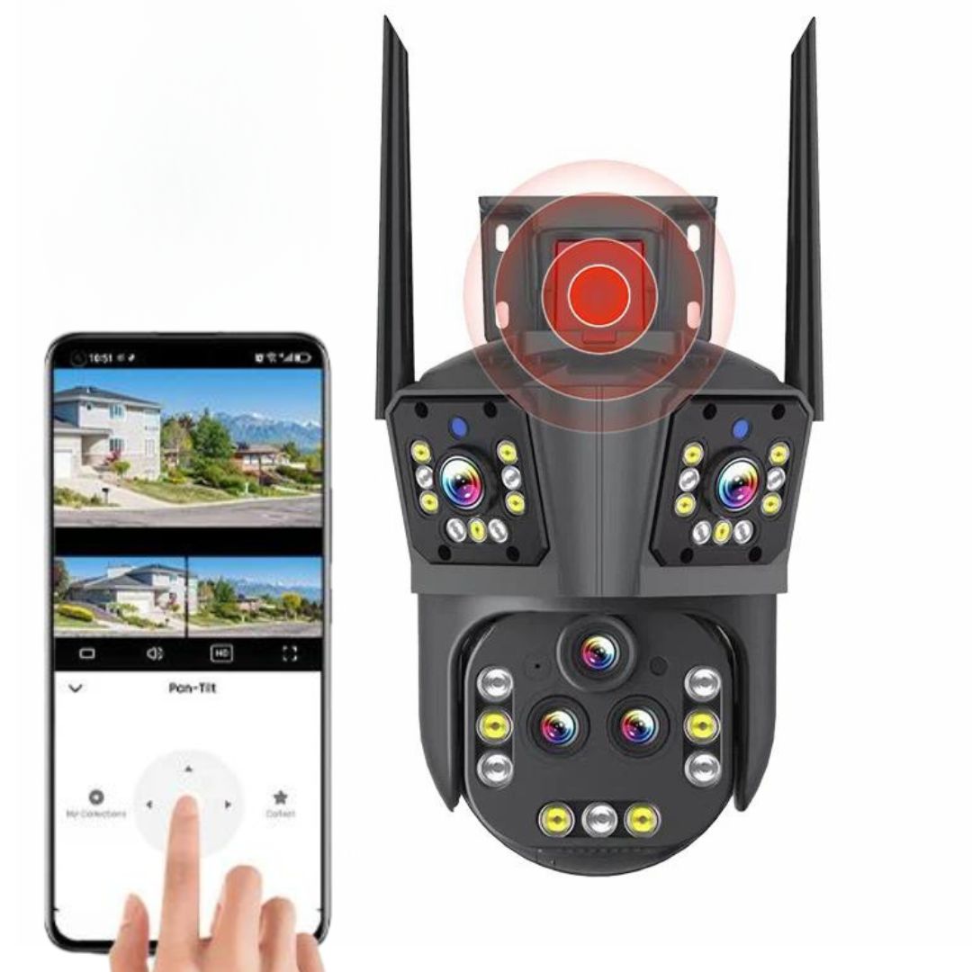 10K WiFi Security Camera with 20MP, 20x Zoom – DualGuard Ultra 10K-The Livary