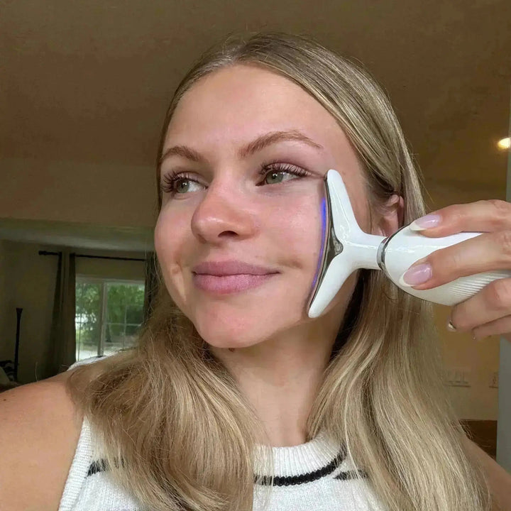 7-in-1 LED Face Firming & Massage Tool – Vénera-White-The Livary