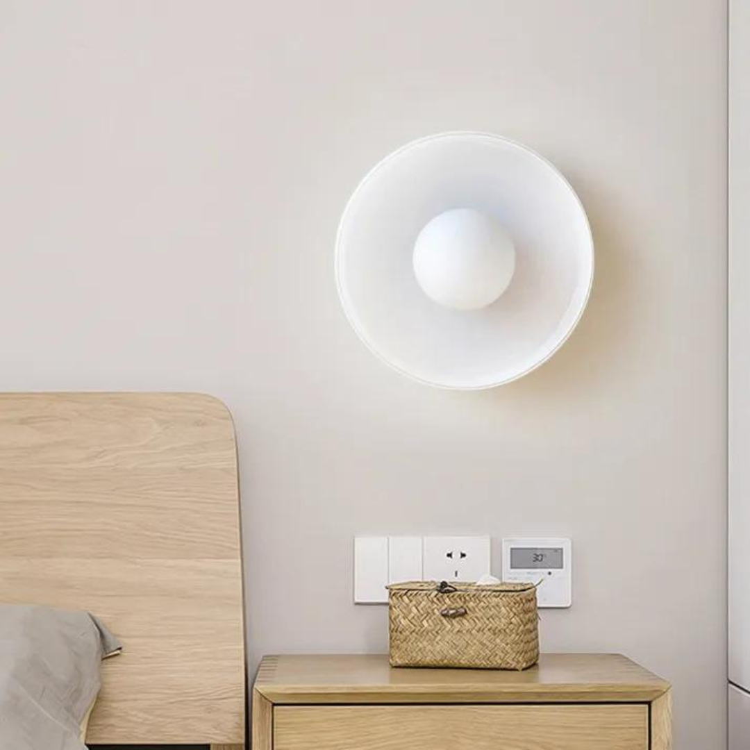 Round Ceiling Lamp with Stylish Functionality - LumiSphere-D9.82*H5.91 inches-Orange-The Livary