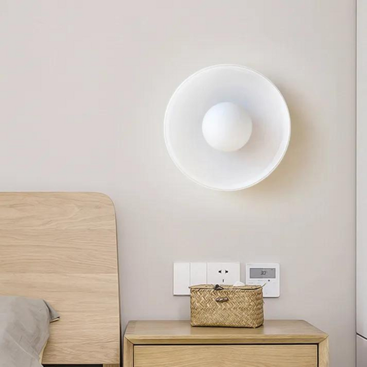 Round Ceiling Lamp with Stylish Functionality - LumiSphere-D9.82*H5.91 inches-Orange-The Livary
