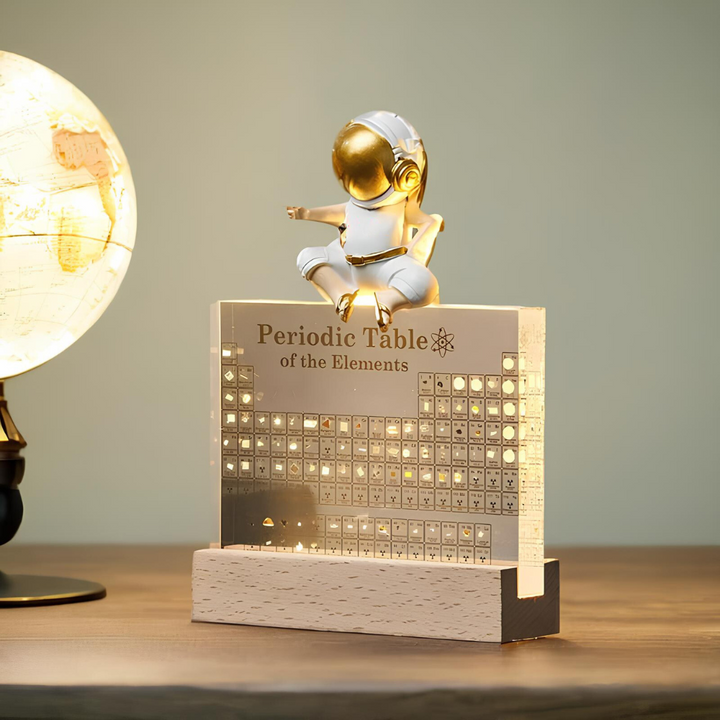 Illuminated Periodic Table with Real Elements - Elementa-Small-The Livary