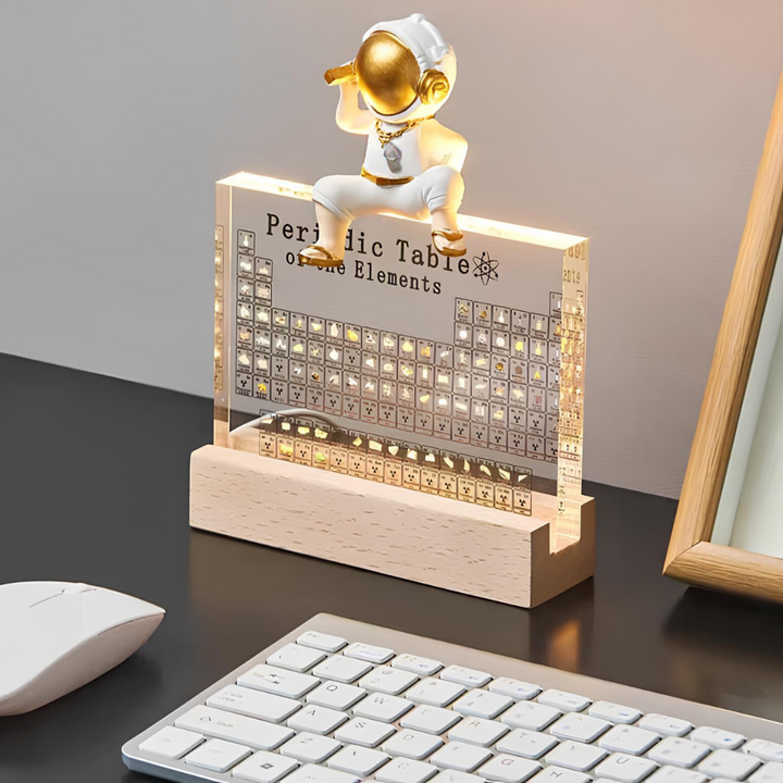 Illuminated Periodic Table with Real Elements - Elementa-Small-The Livary
