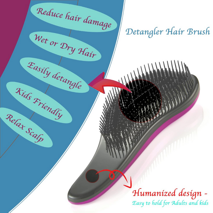 Ultimate Detangler Brush Set - 2-Piece Advantage Pack-Set 1-The Livary