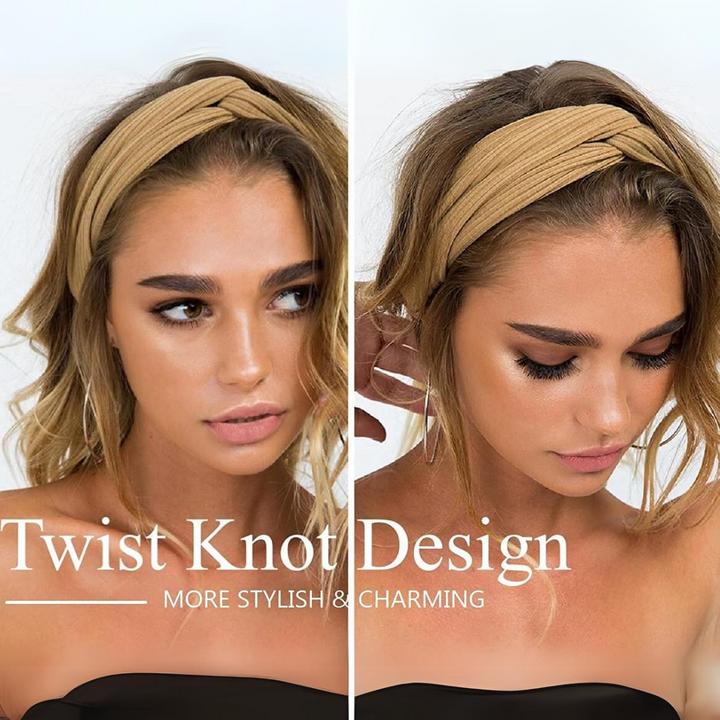 Boho Twist Hairbands-Set 1-The Livary