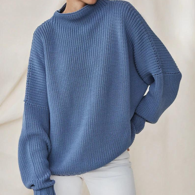 Stylish and Comfortable Women's Sweater - Lilac-Khaki-S-The Livary