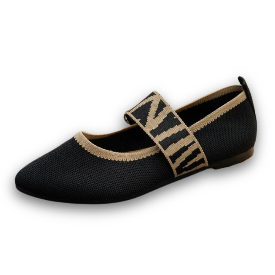 Stylish women's summer shoes with a pointed toe - Lina-3.5-Beige-The Livary