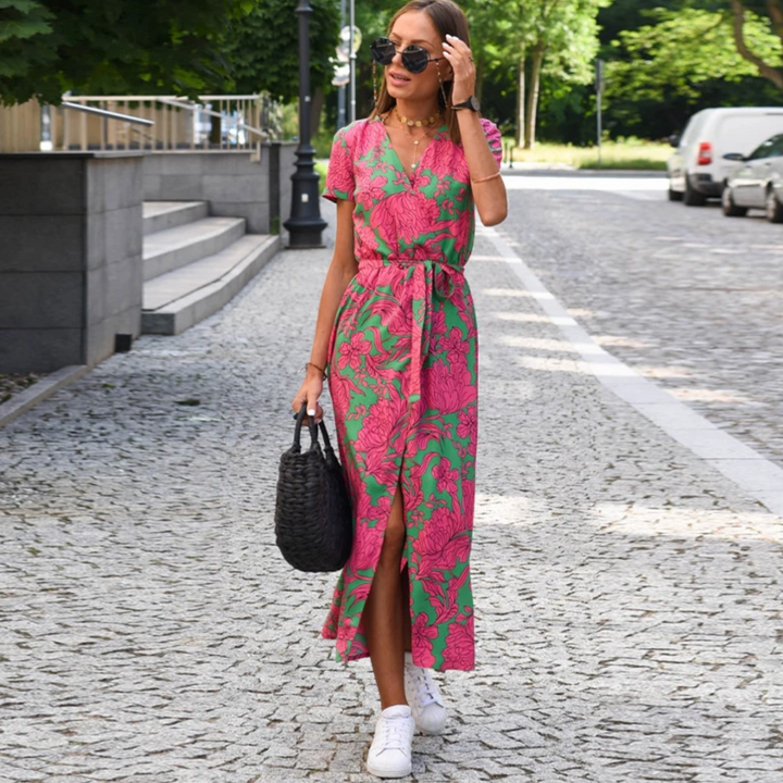 Light Summer Dress - Avery-pink-S-The Livary