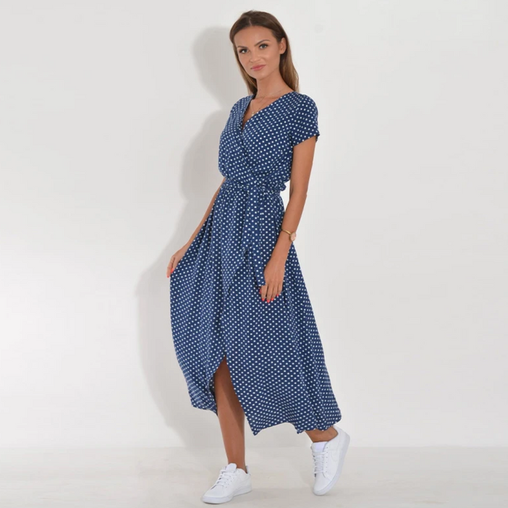 Light Summer Dress - Avery-blue-S-The Livary