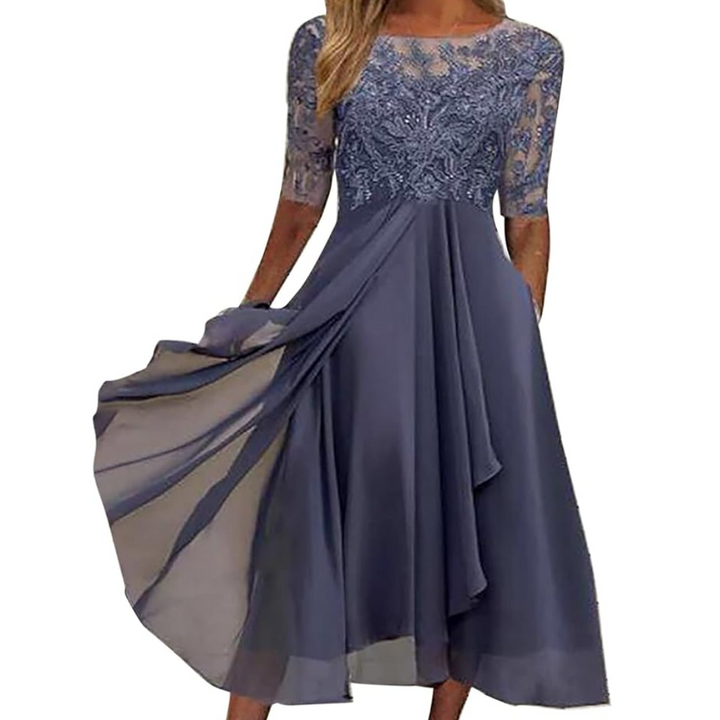 Elastic Summer Dress - Isabel-purple-S-The Livary