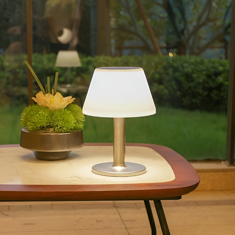 Stylish Solar Energy Table Lamp - SolarLuxe-The Livary