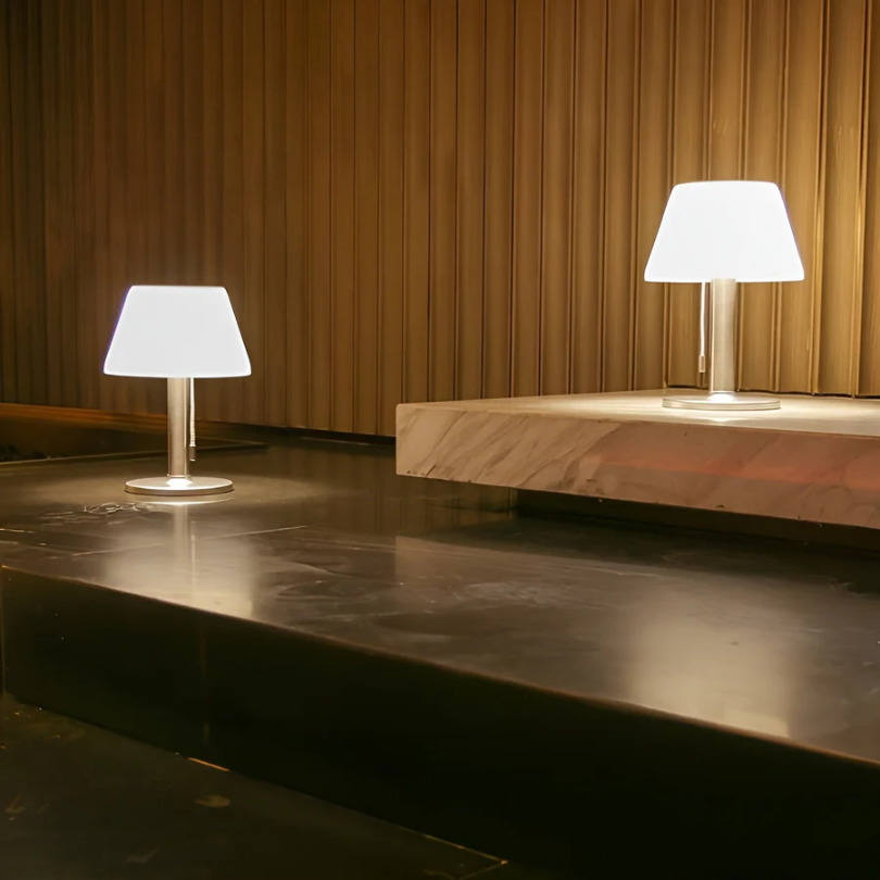Stylish Solar Energy Table Lamp - SolarLuxe-The Livary