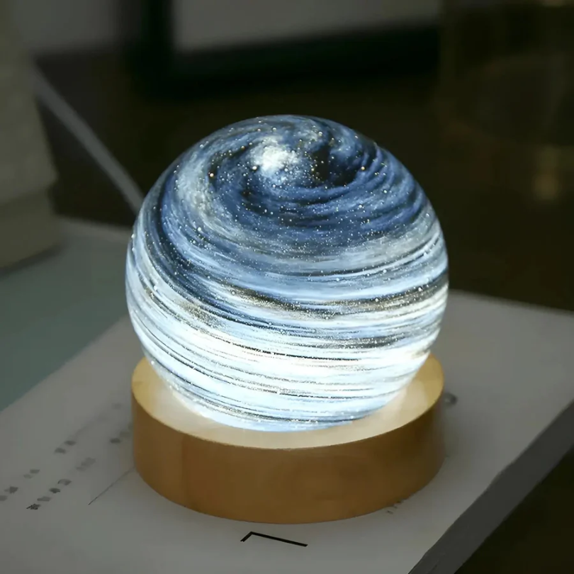 3D Mini Planet Lamp - CosmoSphere-Earth-The Livary