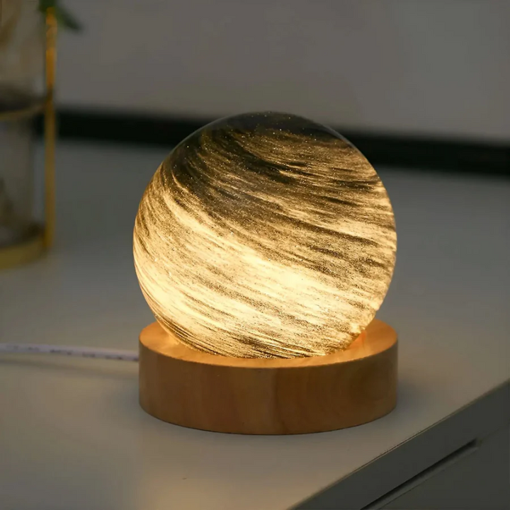 3D Mini Planet Lamp - CosmoSphere-Pluto-The Livary