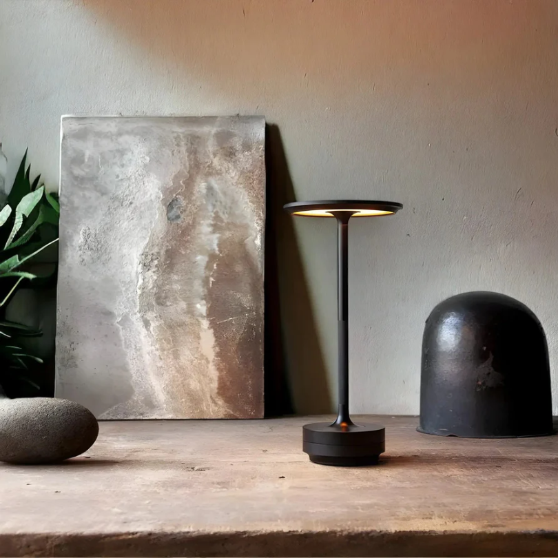 Atmospheric Luxury Table Lamp - LumoVibe-black-1-The Livary
