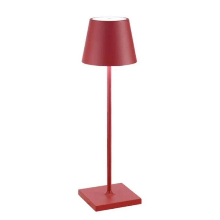 Touch-Sensitive LED Table Lamp - LumiFlex-Red-The Livary