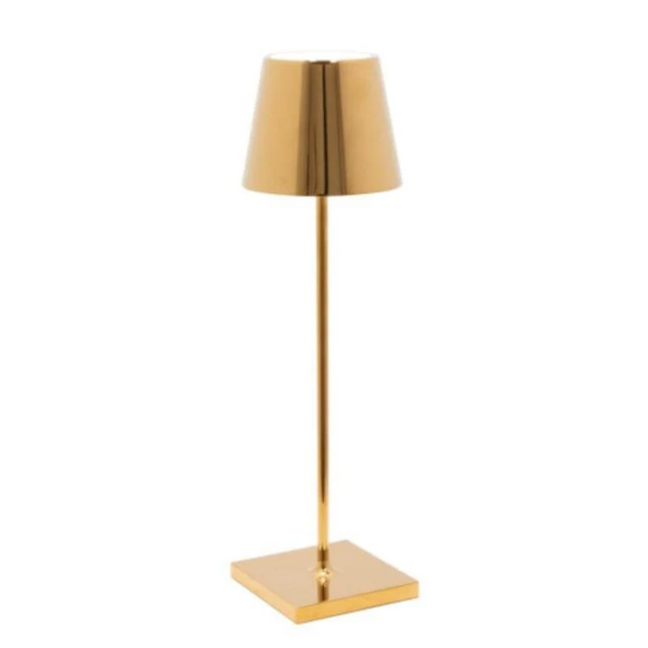 Touch-Sensitive LED Table Lamp - LumiFlex-Gold-The Livary