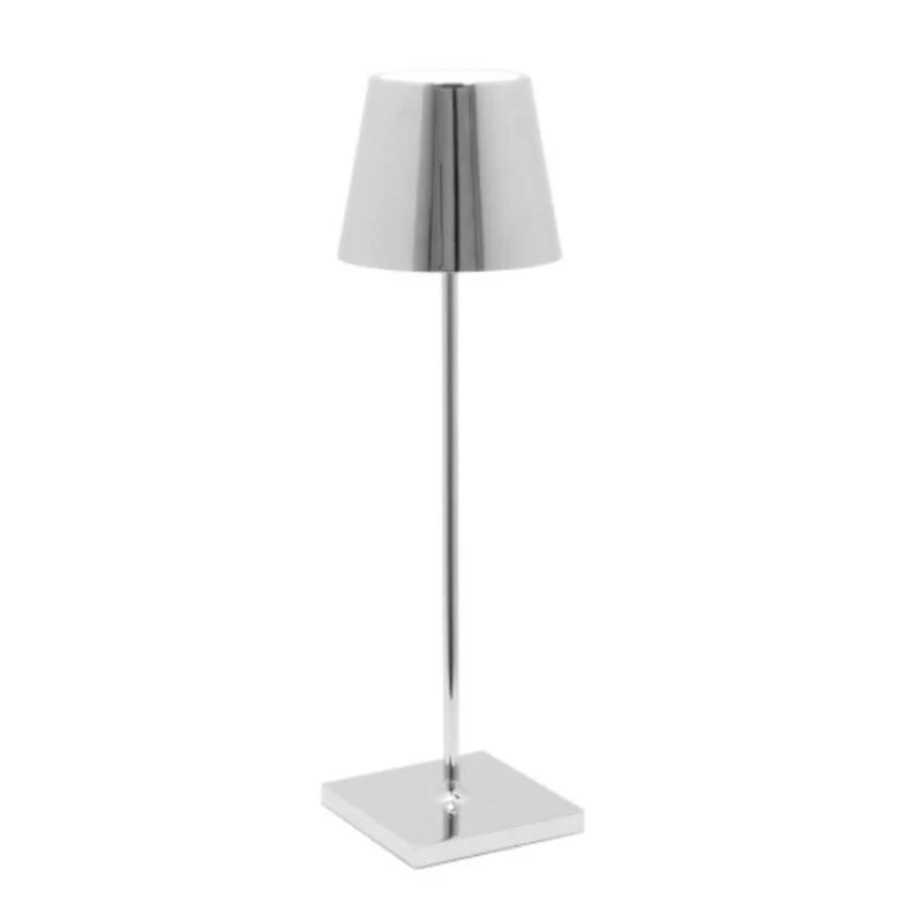 Touch-Sensitive LED Table Lamp - LumiFlex-Silver-The Livary