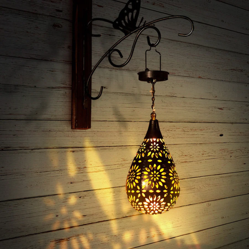 Solar Energy Outdoor Hanging Lamp - LumaBright-The Livary