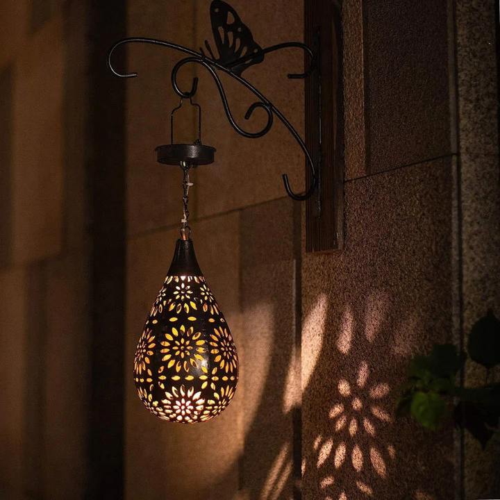 Solar Energy Outdoor Hanging Lamp - LumaBright-The Livary