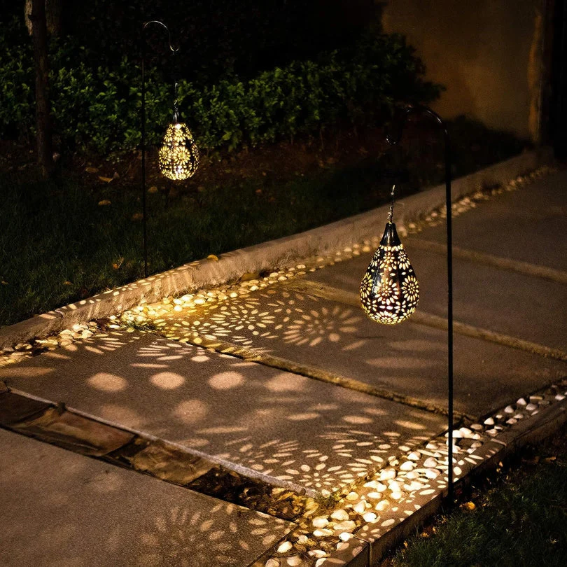 Solar Energy Outdoor Hanging Lamp - LumaBright-The Livary
