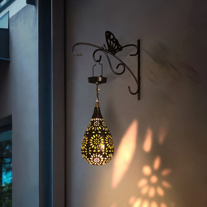 Solar Energy Outdoor Hanging Lamp - LumaBright-The Livary