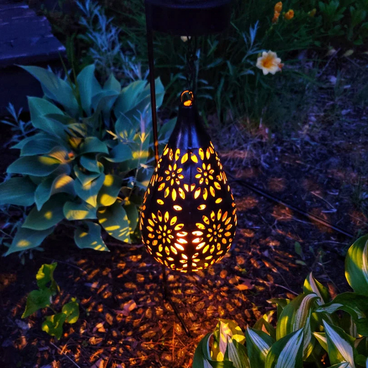 Solar Energy Outdoor Hanging Lamp - LumaBright-The Livary