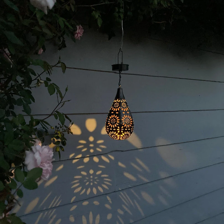 Solar Energy Outdoor Hanging Lamp - LumaBright-The Livary