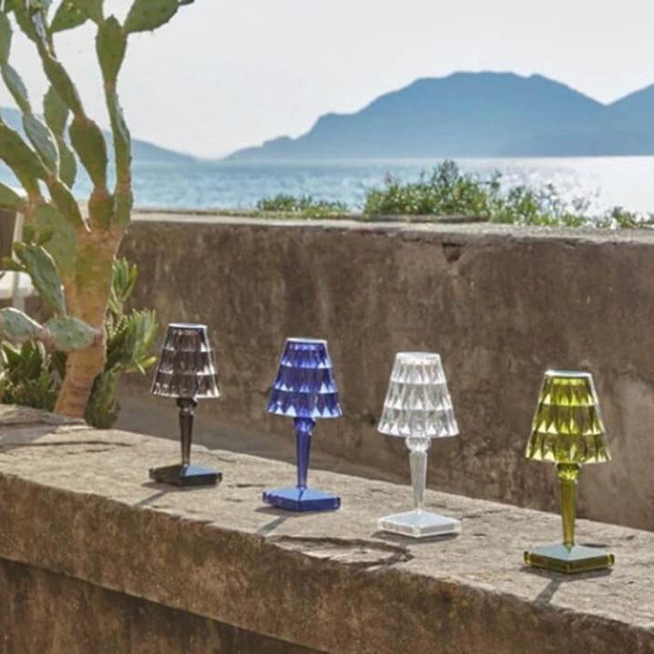 Chic Table Lamp with Crystal Design - CrystalLuxe-transparent-The Livary