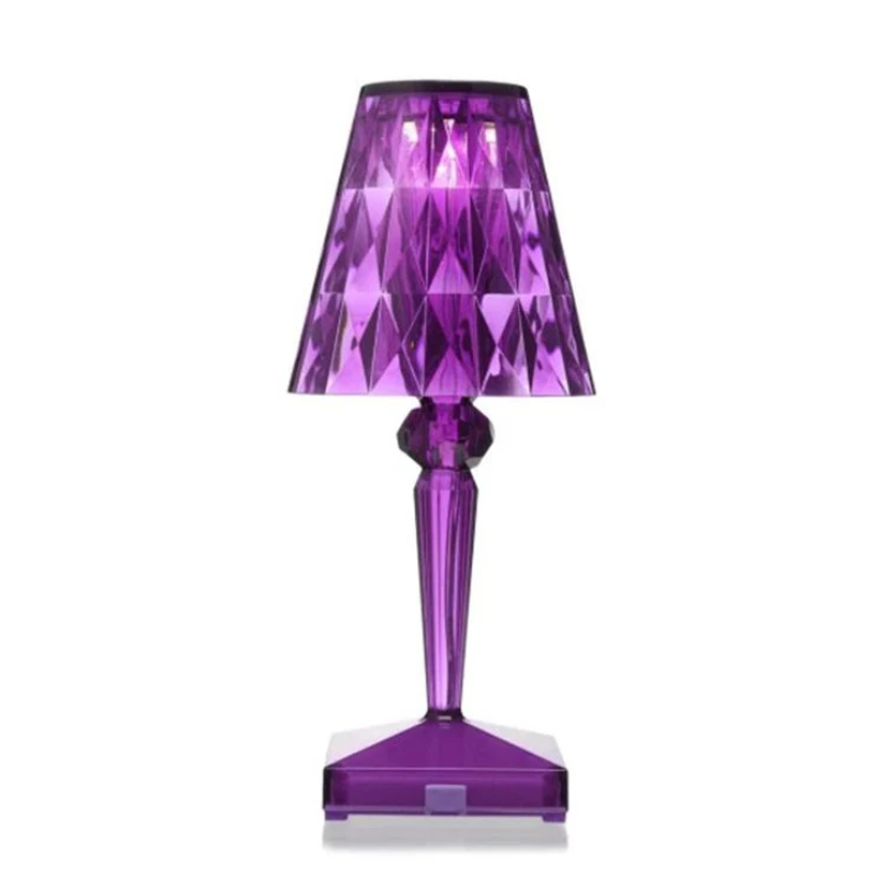 Chic Table Lamp with Crystal Design - CrystalLuxe-transparent-The Livary