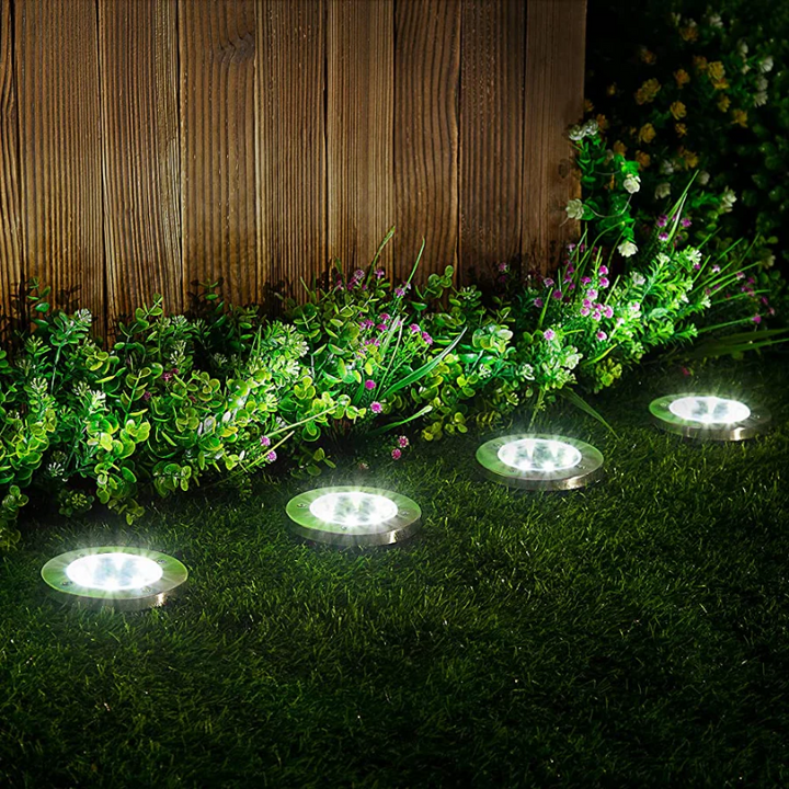 Rechargeable Solar Energy Lighting - EcoGlow-white-4 pieces-The Livary
