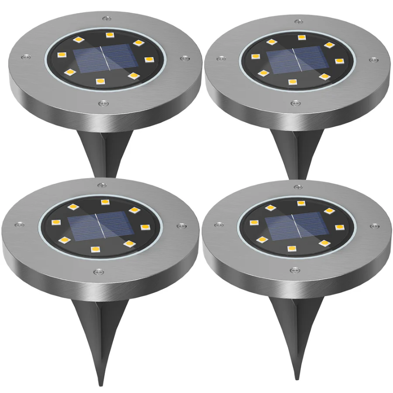 Rechargeable Solar Energy Lighting - EcoGlow-white-4 pieces-The Livary