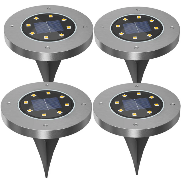 Rechargeable Solar Energy Lighting - EcoGlow-white-4 pieces-The Livary