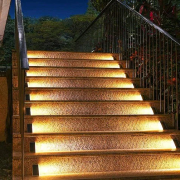 Solar Energy Stair Lighting - SolarStep-4-The Livary