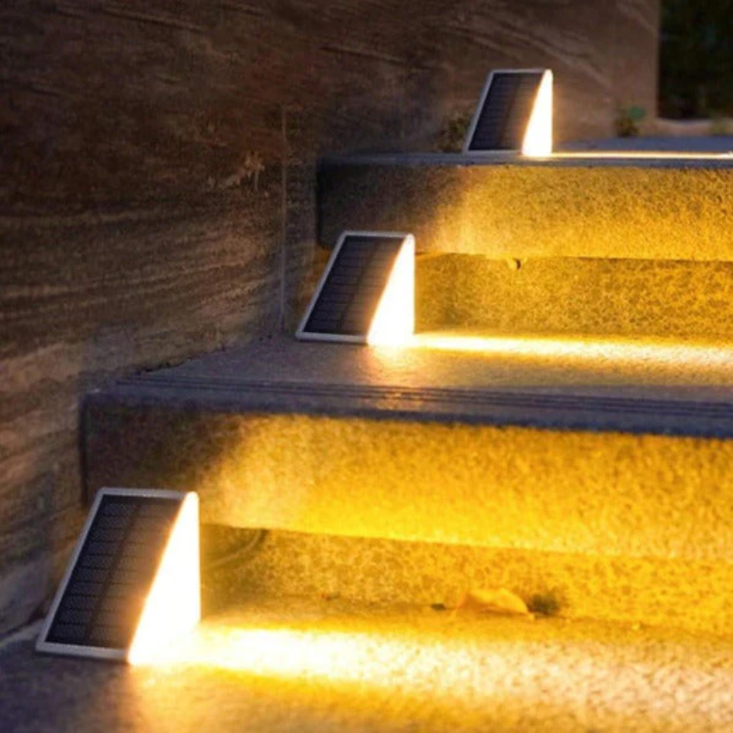 Solar Energy Stair Lighting - SolarStep-4-The Livary