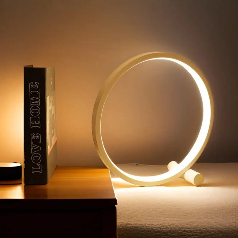 Dimmable LED Night Light - LumaCircle-white-The Livary