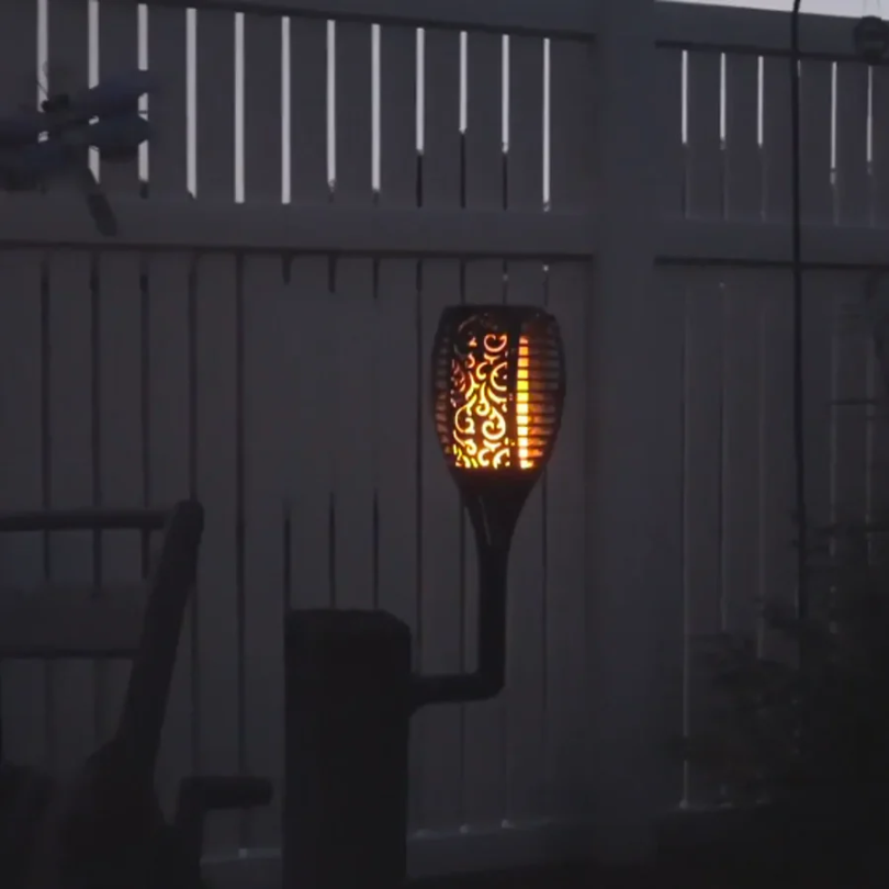 Garden Torches LED Lighting - SolarFlame-The Livary