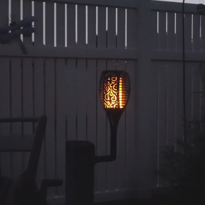 Garden Torches LED Lighting - SolarFlame-The Livary