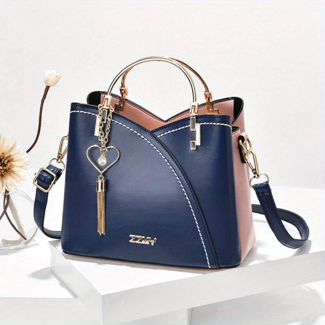 Chic Ladies Handbag - LuxeGrace-deep blue-The Livary