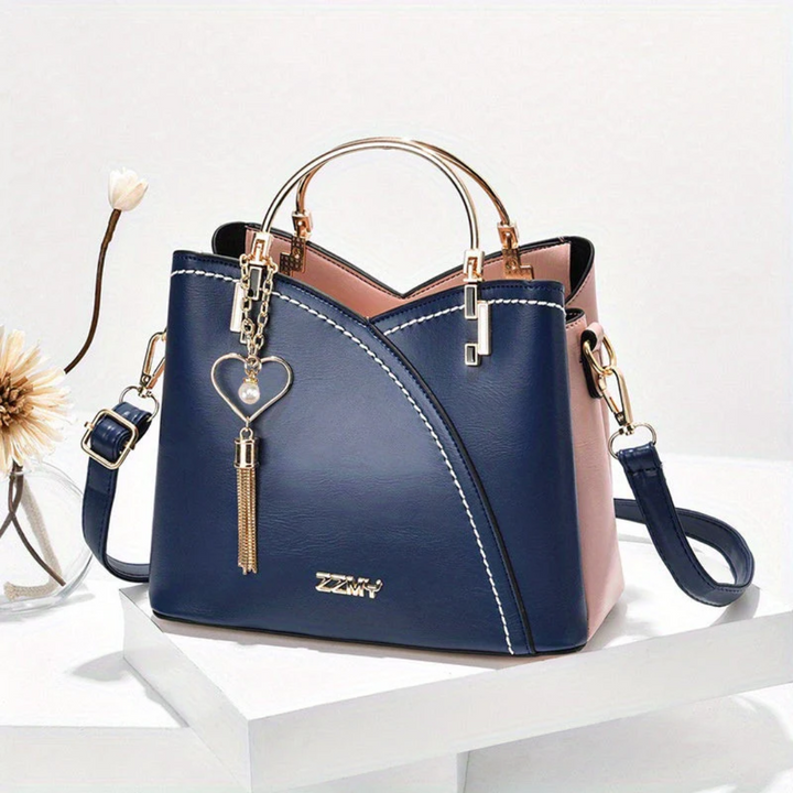 Chic Ladies Handbag - LuxeGrace-deep blue-The Livary