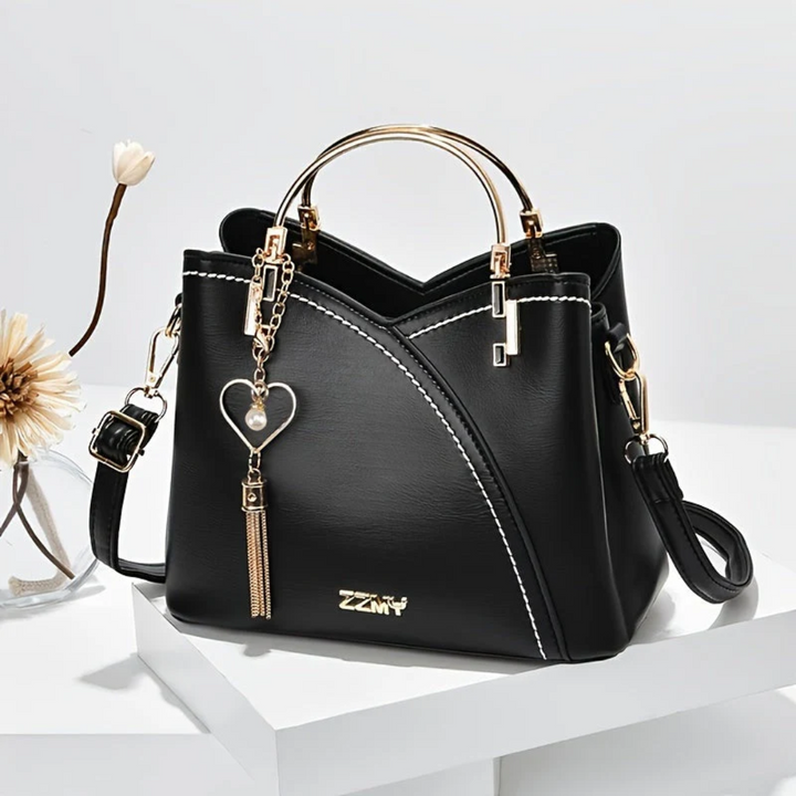 Chic Ladies Handbag - LuxeGrace-black-1-The Livary